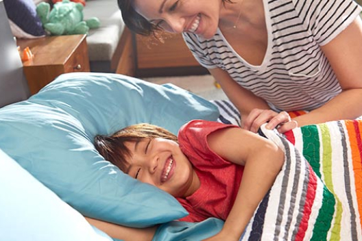 Super stretchy sides of Goodnite Bedtime Pants help to fit many body shapes and sizes.